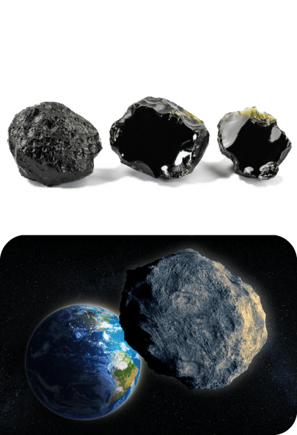 Meteoriten und Stern-<br>schnuppen selbst besitzen?